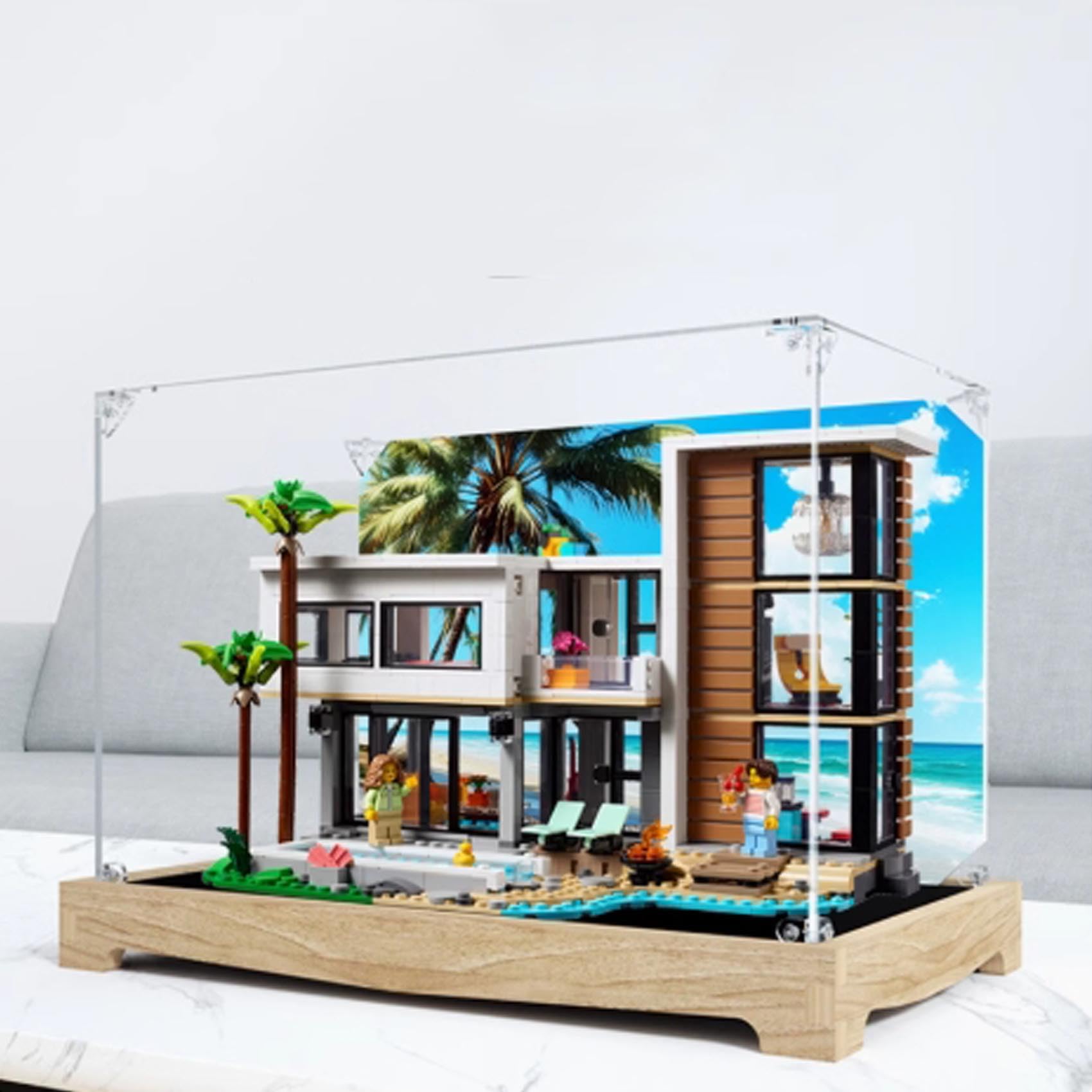 アクリルテーブル Amazon.co.jp: レゴ31153モダンマンションモデル用透明アクリル