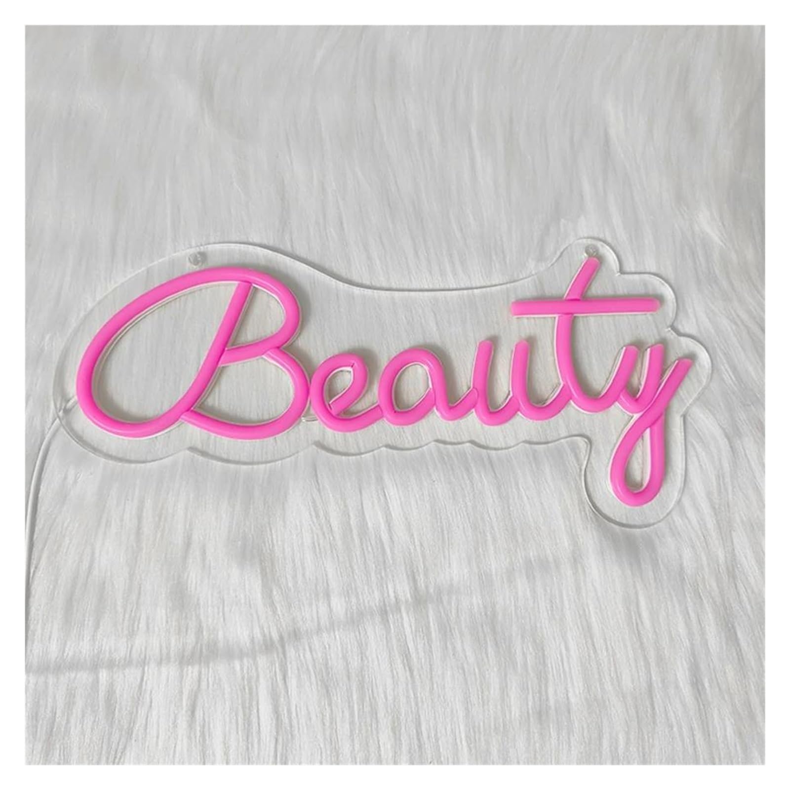 XENITE Luces Art Decoration Christmas Letrero De Neón Beauty Con Luz Regulable Para Peluquería Salón De Belleza Habitación De Adolescentes Tienda Decoración De Pared 32cmx14.5cm