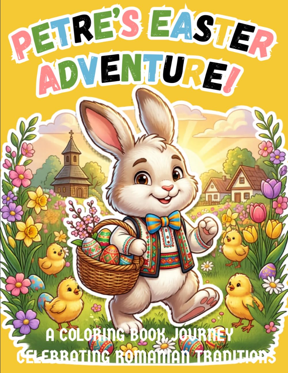 Petre's Easter Adventure: A Coloring Book Journey Celebrating Romanian Traditions