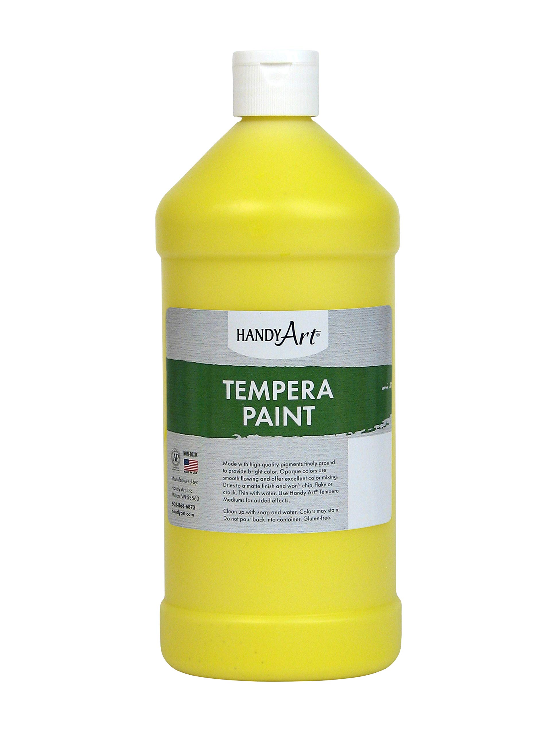 Handy Art Premium Tempera Paint, Blue, 16 oz Pint Bottle — view 29