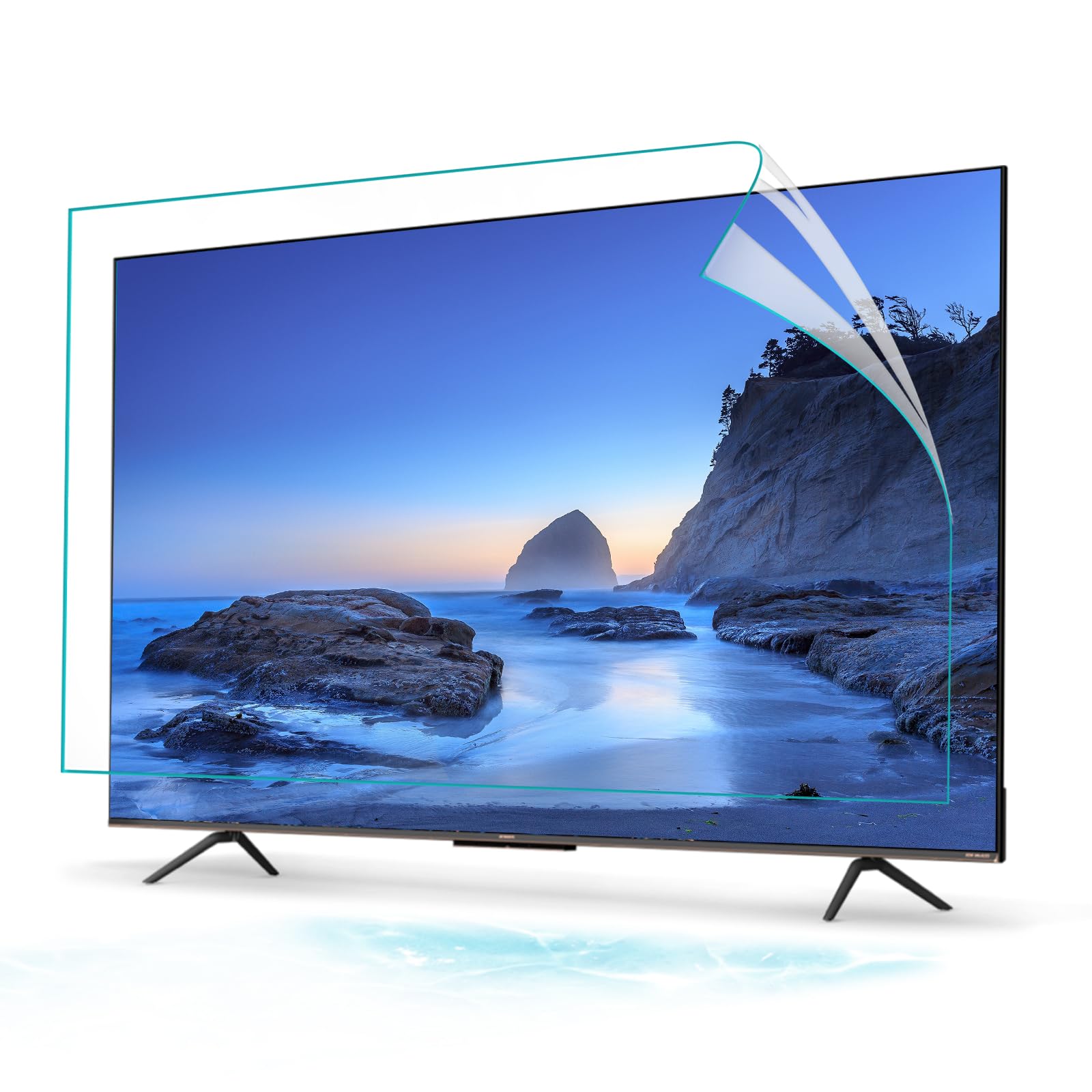 Protecteur écran TV mat anti-reflets 86 pouces filtre lumière bleue 1925x1100mm