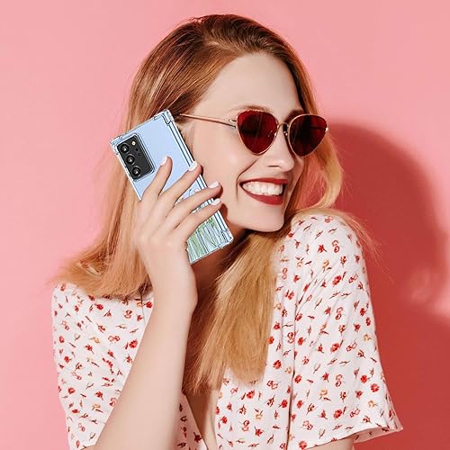 Miniatura 6 de Funda para Galaxy Note 20 Ultra 5G, Samsung Note 20 Ultra SM-N986U, funda transparente con patrones de jardín de flores, funda protectora para