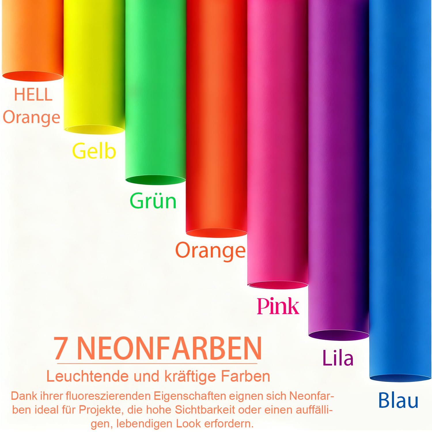 Bunt Karton Papier A3 (42 cm x 29,7 cm), 56 Blatt Neon Indexpapier, 250 g/m Schweres Kartonpapier, 7 Farben Buntes Papier für Schneiden, Schule,Bildung, DIY Handwerk, Kunstprojekte Farbiger, Origami