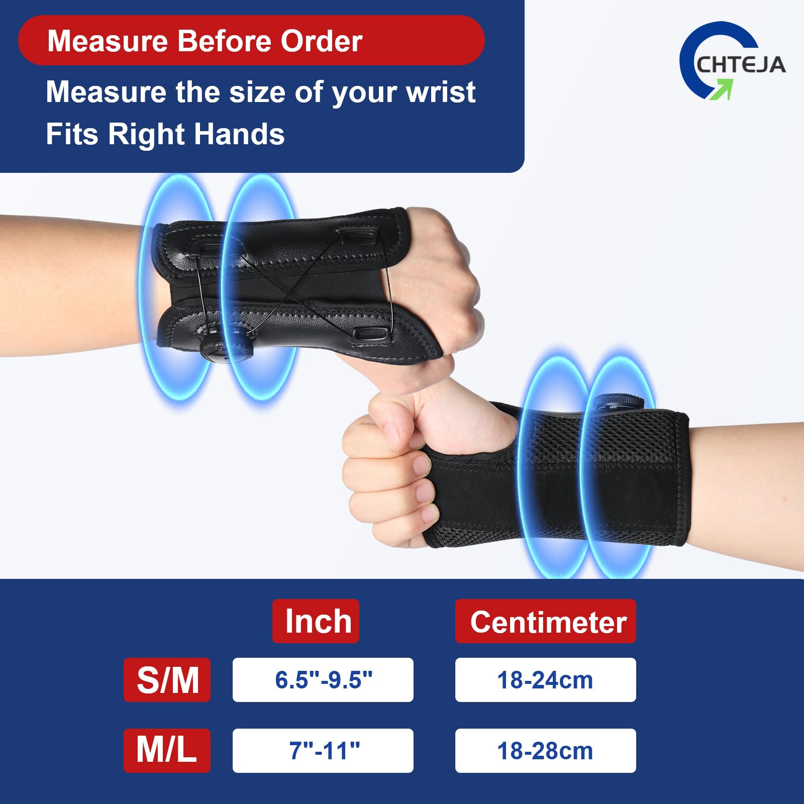 Tommie Copper Wrist Sleeves, Black, Medium