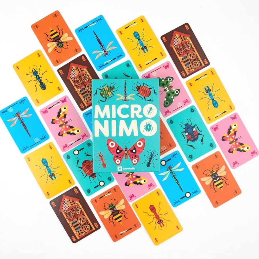Amazon | MICRONIMO マイクロニモ Laboludic 昆虫カードゲーム