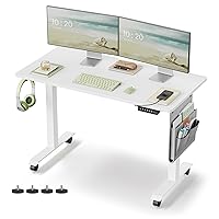 VASAGLE Scrivania Elettrica Regolabile in Altezza, 60 x 120 x (72)
