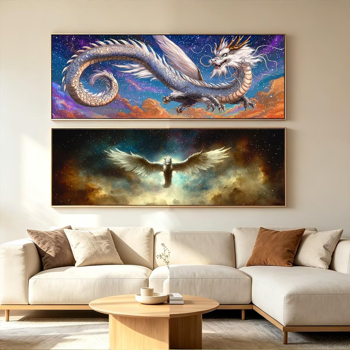 Diamond Painting Adulti, Diamond Painting Drago 30x80cm, Regalo -1296