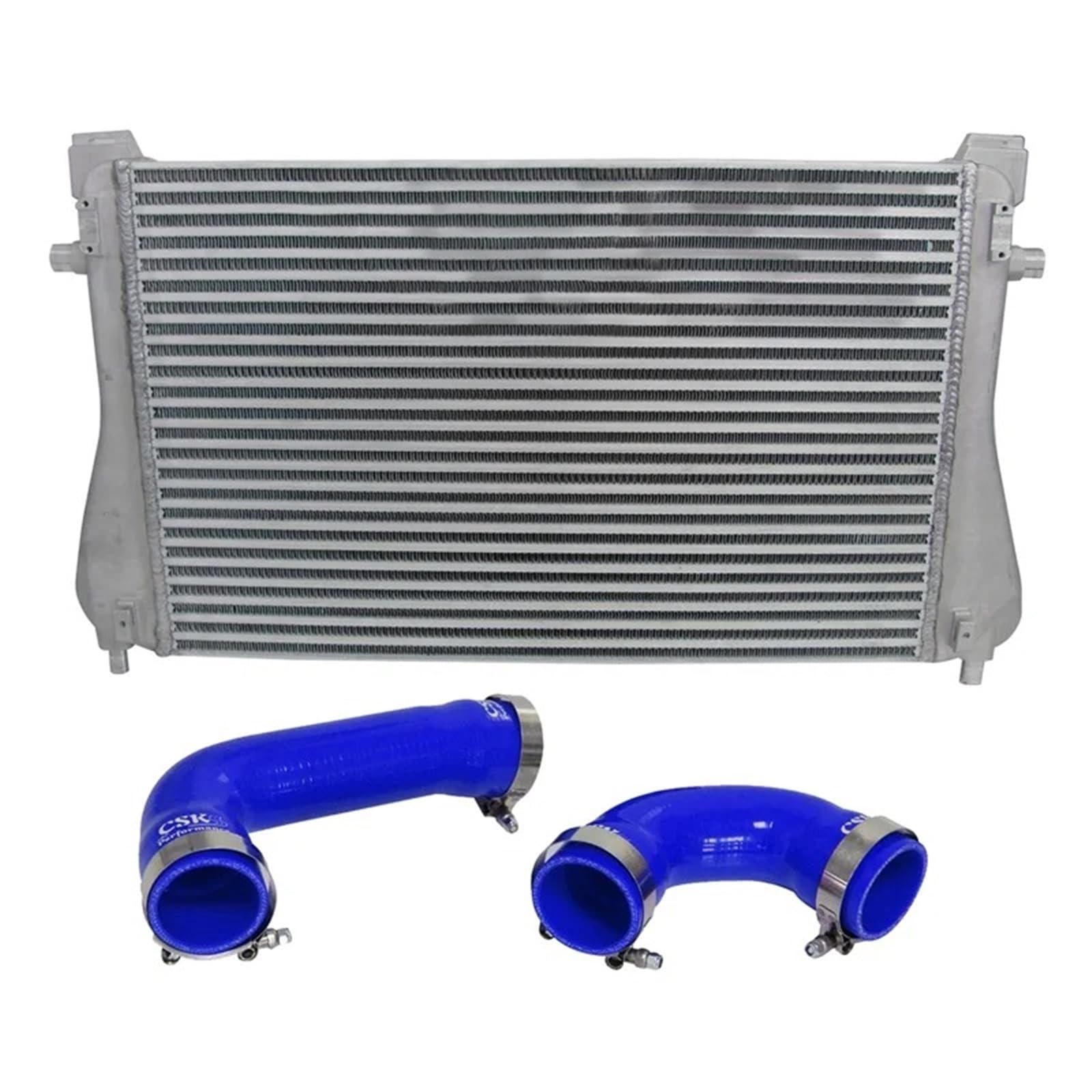 Byhgfdea Blue Front Intercooler For A3/S3 / For Vw For Golf For Gti R Mk7 Ea888 1.8T 2.0T For Tsi Aluminum Intercooler Hose Kit(Blue)