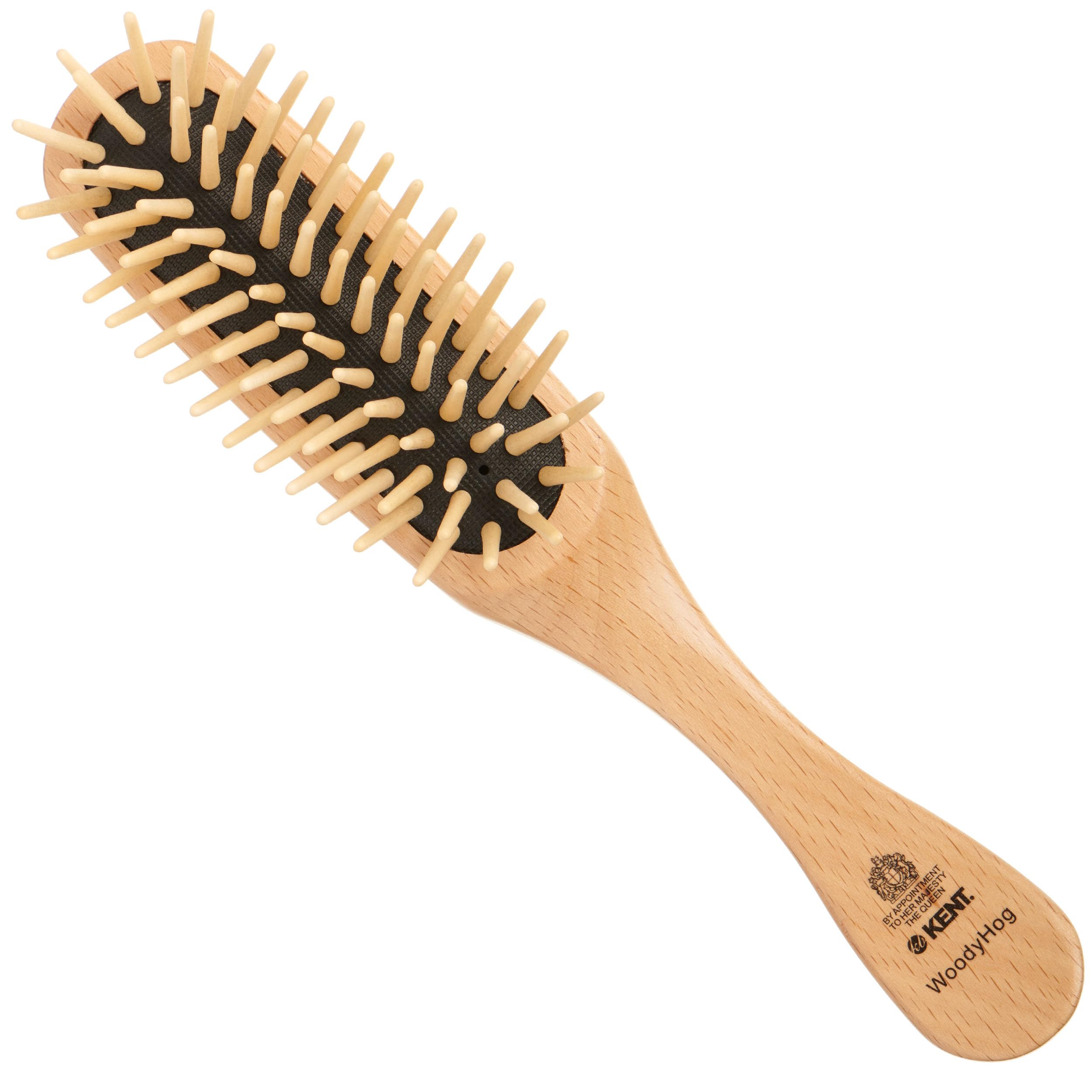 Kent K-Woodyhog Hog Brush, Cushion Base, Rosewood Quill and Handle (K-Woodyhog), 1 Count