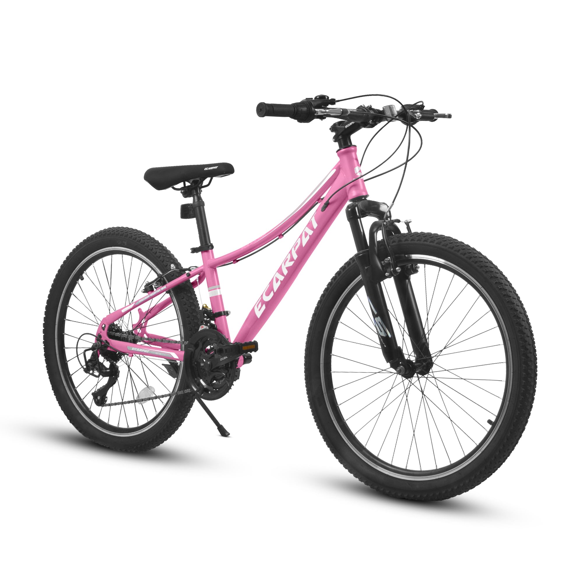 Girls Womens 24/26 Inch Mountain Bike, 21 Speed Summer Travel Gifts Bicycles, Female V-Brake Outdoor Cycling Commuting City Bike to School Work