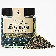 SoulSpice Bio Ocean Umami Gewürz - 50g Bio Umami Gewürzmischung für Gemüse, Salate, Suppen vegetarische und Vegane Gerichte - Der vielfältige Geschmacksbooster mit aromatischen Meer Geschmack