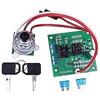 Vista 2 de Solarhome AM136681 Módulo de interruptor de llave de encendido de arranque AM120819 para tractores de jardín John Deere 415 425 445 455 números