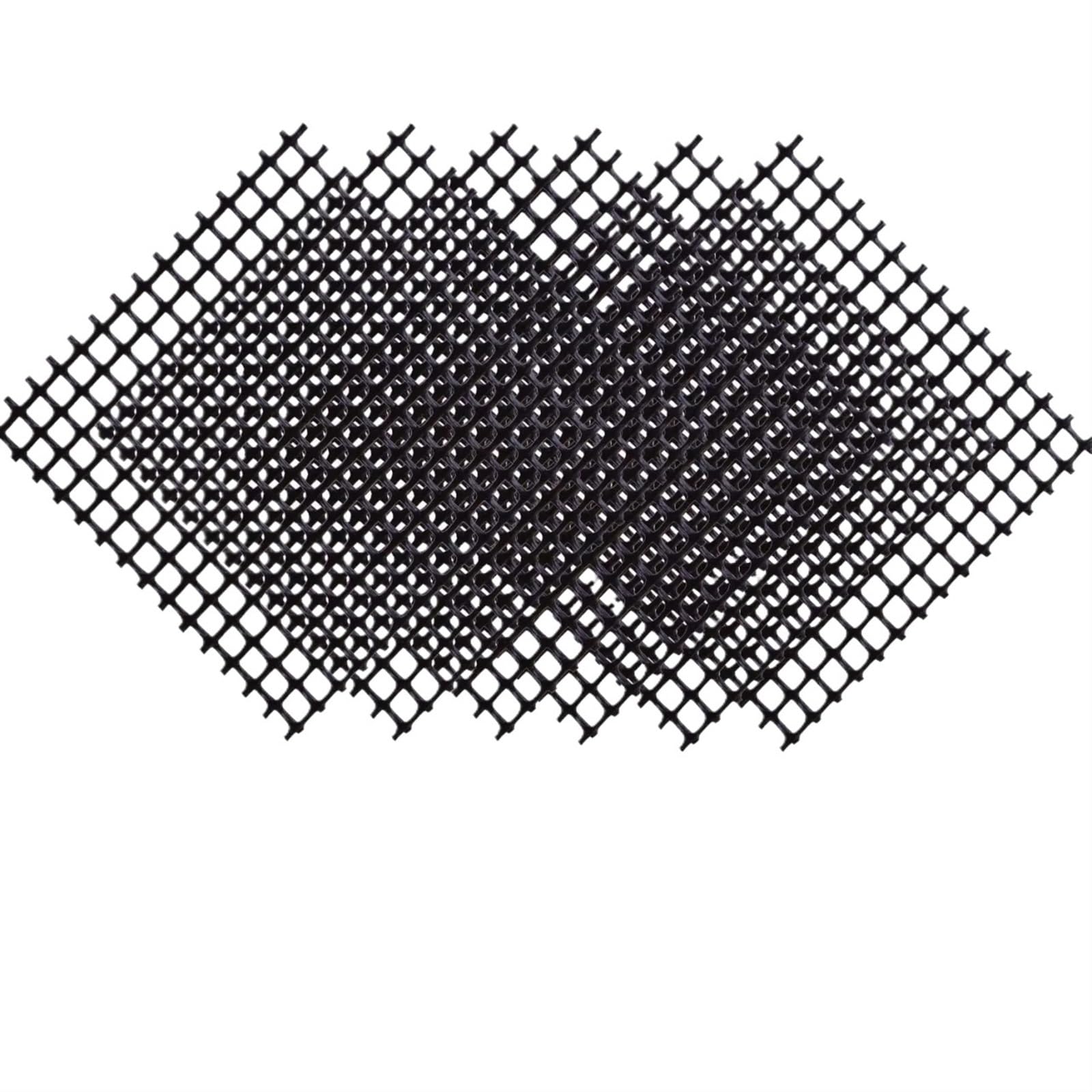 XIUsheUA Pot Bottom Grid Mat 100pcs 5x5cm Plant Drainage Screens Squares Portable Leakproof Bonsai Gasket Flower Pot Mesh Pad Bottom Grid Mat for Gardening