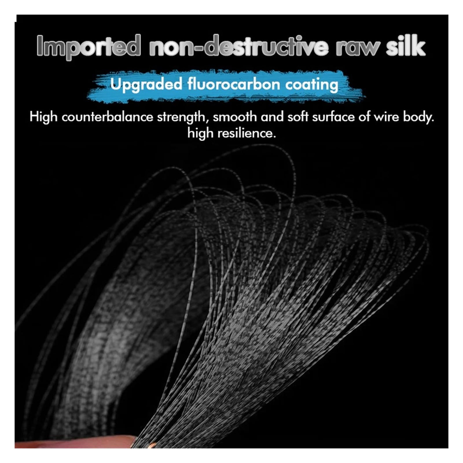 Lenza da pesca affondante in nylon rivestito in fluorocarburo, 500M 1000M 3000M maculato