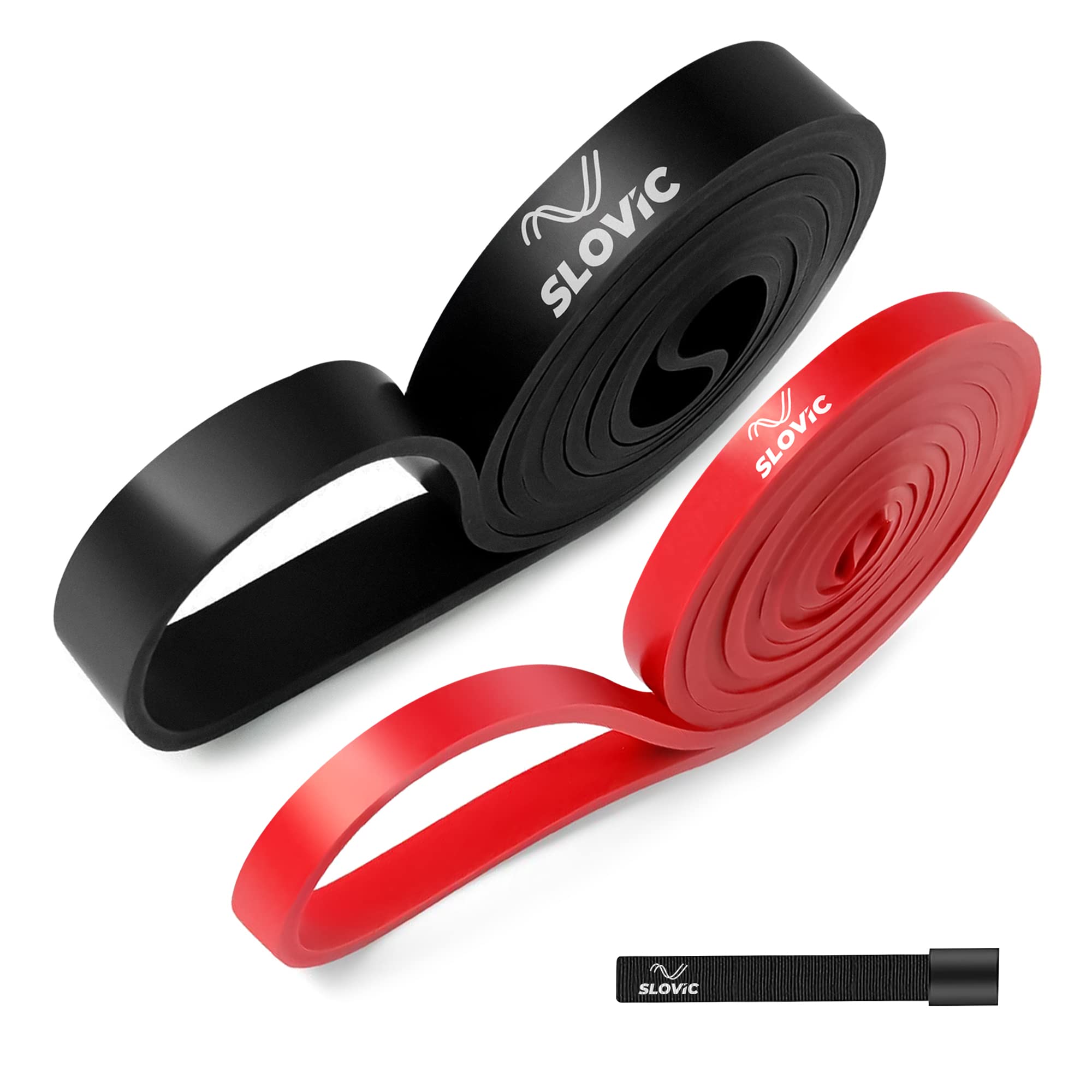 SLOVIC Resistance Bands for Men and Women | Resistance Band Set & Exercise Bands for Workout | Resistance Band for Pull Up | Gym Equipment for Home Workout| Natural and Unbreakable Rubber Set of 2 (B08RDT1RWW) Amazon Price History, Amazon Price Tracker