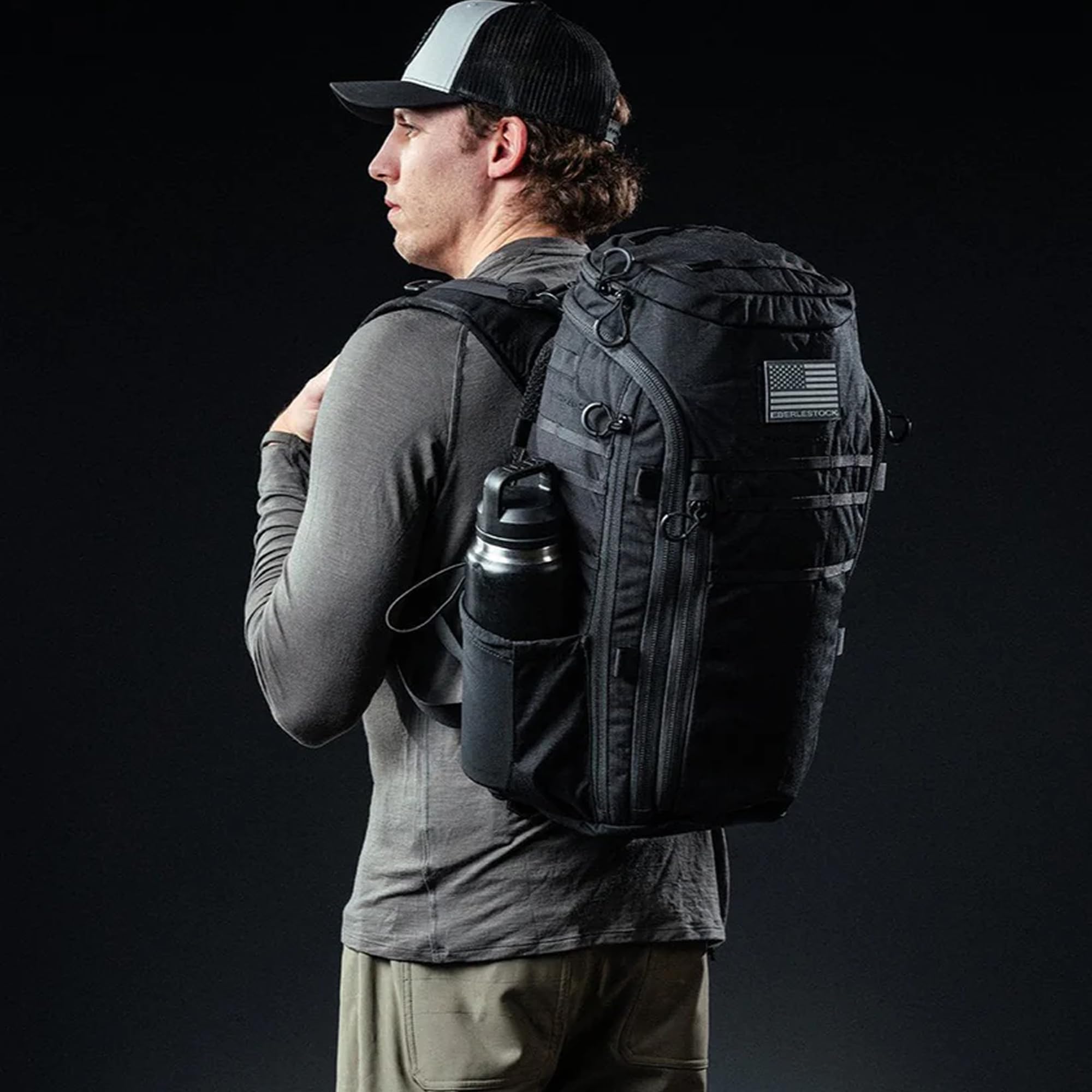 Eberlestock Switchblade Rucksack, taktischer EDC-Rucksack mit flachem Profil für maximale Kapazität und optimale Organisation, Coyote Braun, Tagesrucksäcke