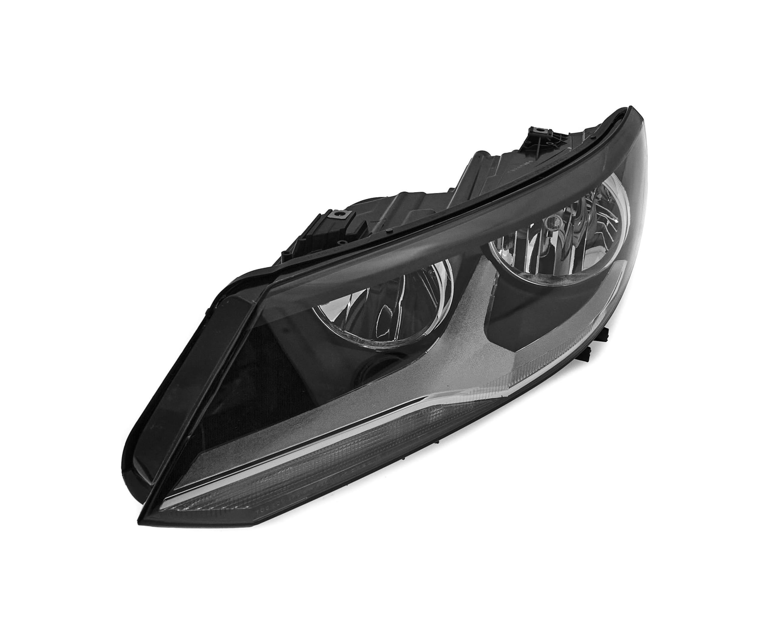 auto Fari anteriori Sinistra 5N1941029 compatibile per VW TIGUAN 2011-2016, elettrico, con motore, H15, H7, PY21W, W5W, ECE