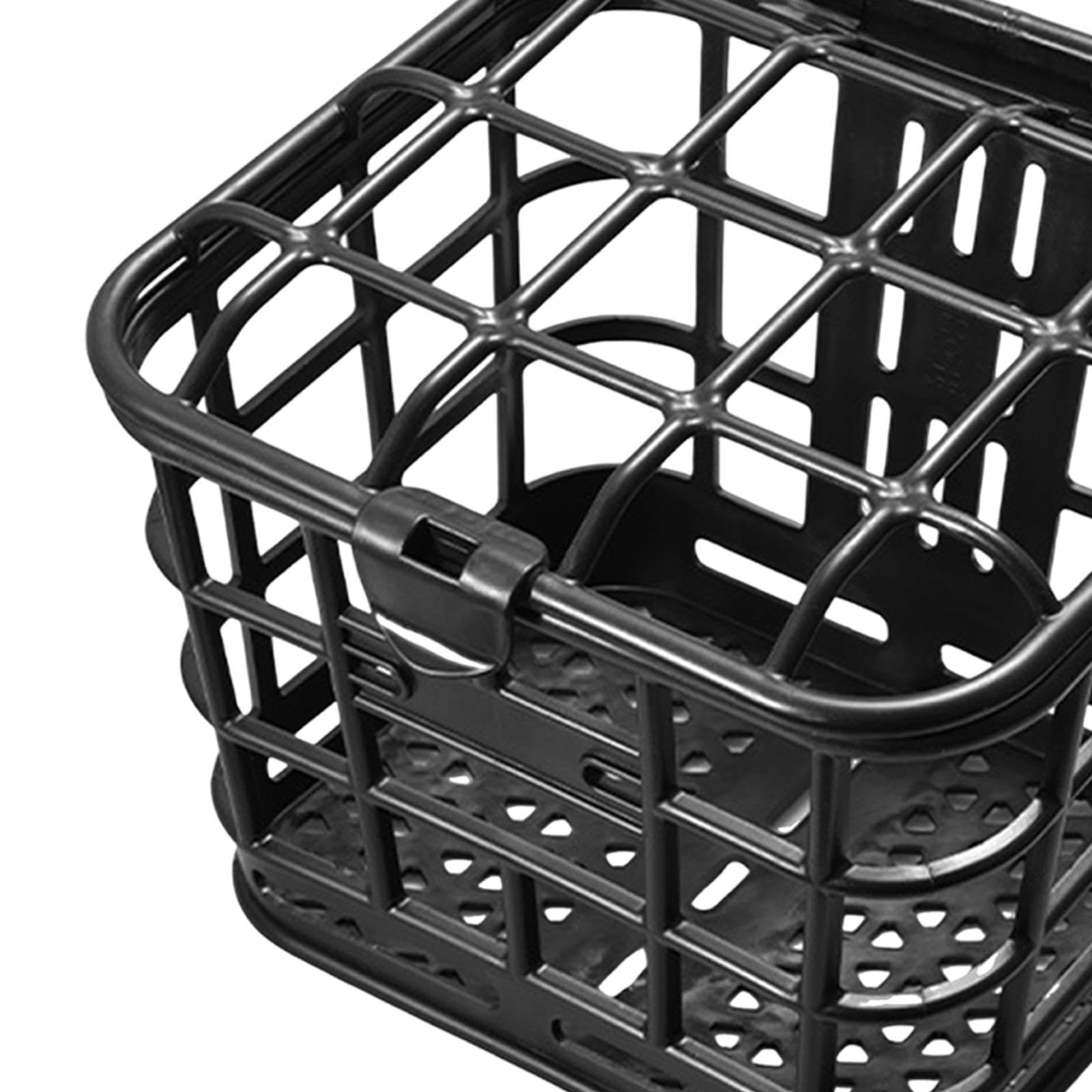 rockible Kids Mountain Bike Front Basket Bicycle Front Basket Practical, Large Capacity, Sturdy Accessories Hanging for Biking Outdoor, Pp, 31cmx22.5cmx21.1cm