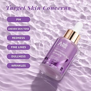 ANAI RUI Starter 5% Tranexamic Acid Serum 1.05 FL.Oz | with Niacinamide, Kojic Acid, Arbutin, Dark Spot Care, PIH, for Uneven Skin Tone