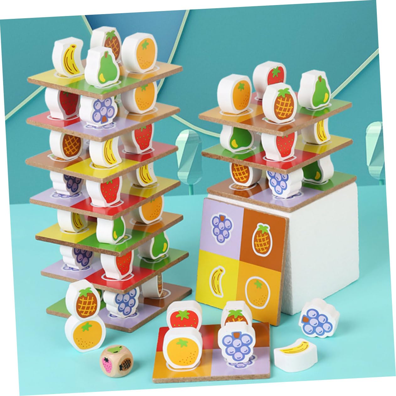 Bloques de Madera Apilables, 1 Juego, Juguete Infantil