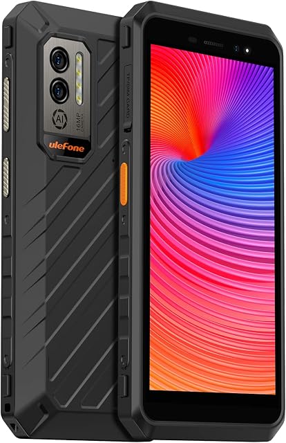 Ulefone ARMOR X11 PRO Android 12 Rugged Smartphone, 8150mAh Battery, 16MP Underwater Camera, Helio G25 4GB+64GB, 5.45" IP68/IP69K Waterproof Mobile Phone, DUAL SIM, 3-Card Slot, Face Unlock NFC GPS