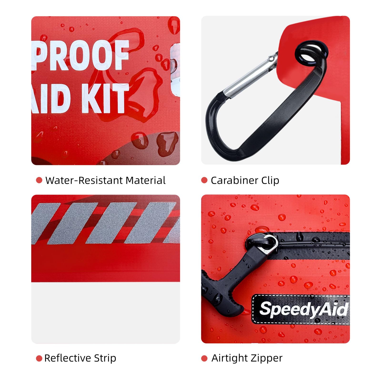 211 PCS Waterproof First Aid Kit, Emergency Supplies for Hiking & Boating — Amazon image 4