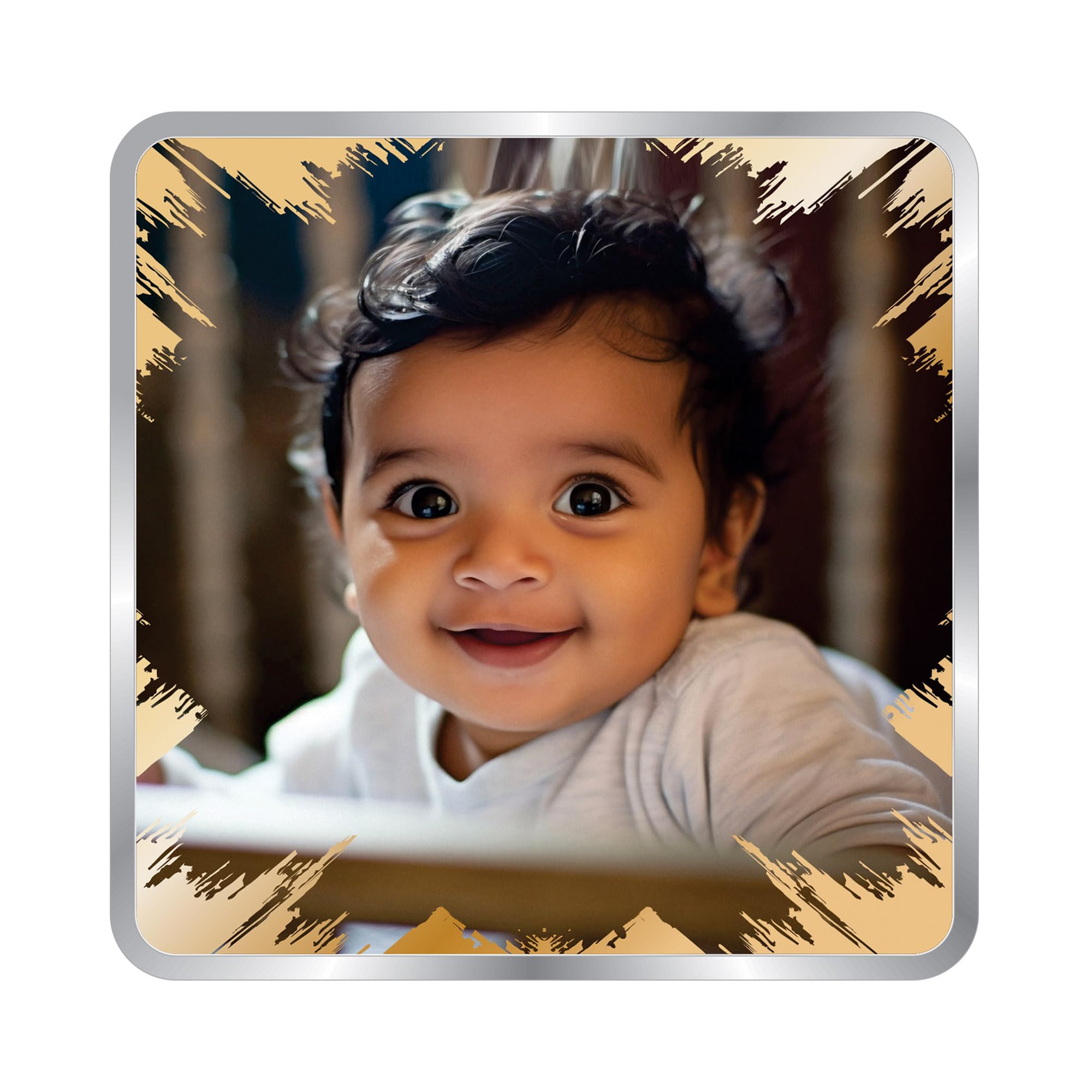 Personalised NewBorn Baby Silver Coin 10 Gram | 20 Gram | 50 Gram | 100 Gram BIS Hallmarked with Gift Box 999 Pure by ACPL