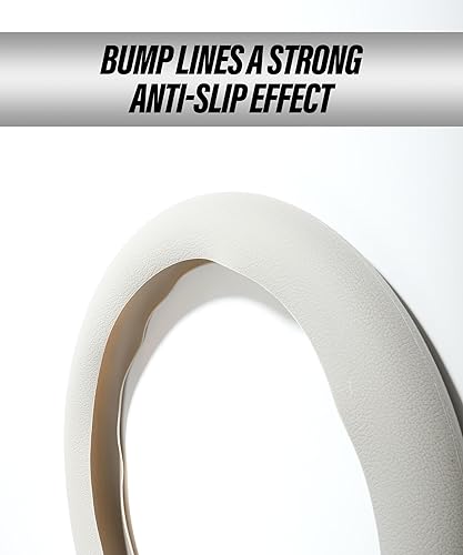 Miniatura 9 de ESEWALAS Funda de silicona suave para volante de automóvil, funda de cuero de silicona suave e inodora, accesorios para el interior del automóvil,