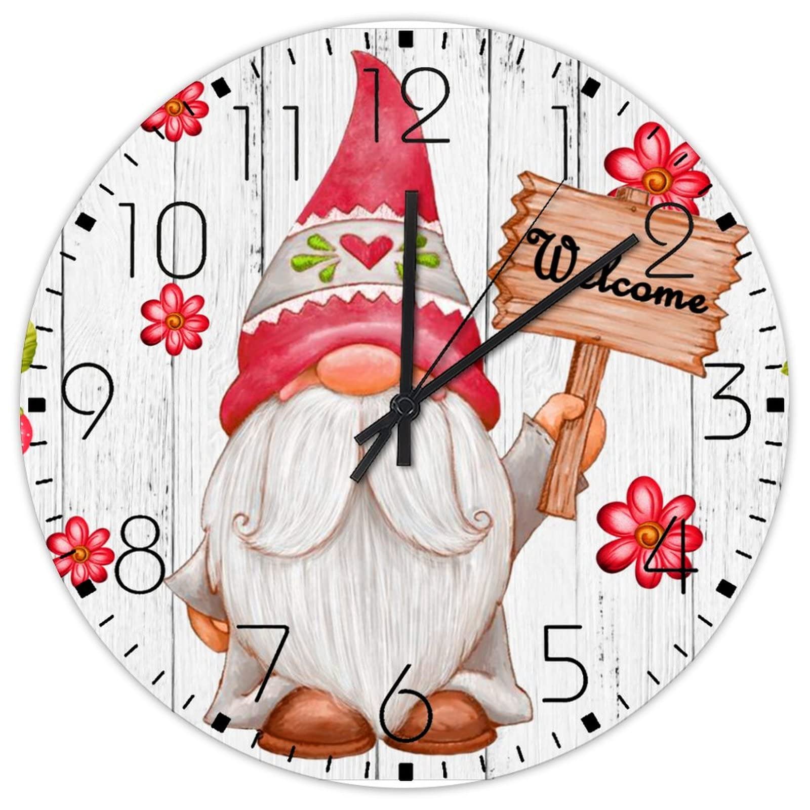 Horloge murale en bois idée cadeau vintage pour décoration de maison