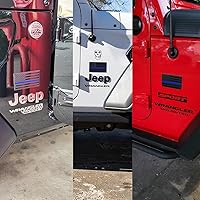 Vista 6 de Paquete de 3 calcomanías de metal con emblema de la bandera estadounidense, calcomanía delgada de línea azul (línea azul fina)