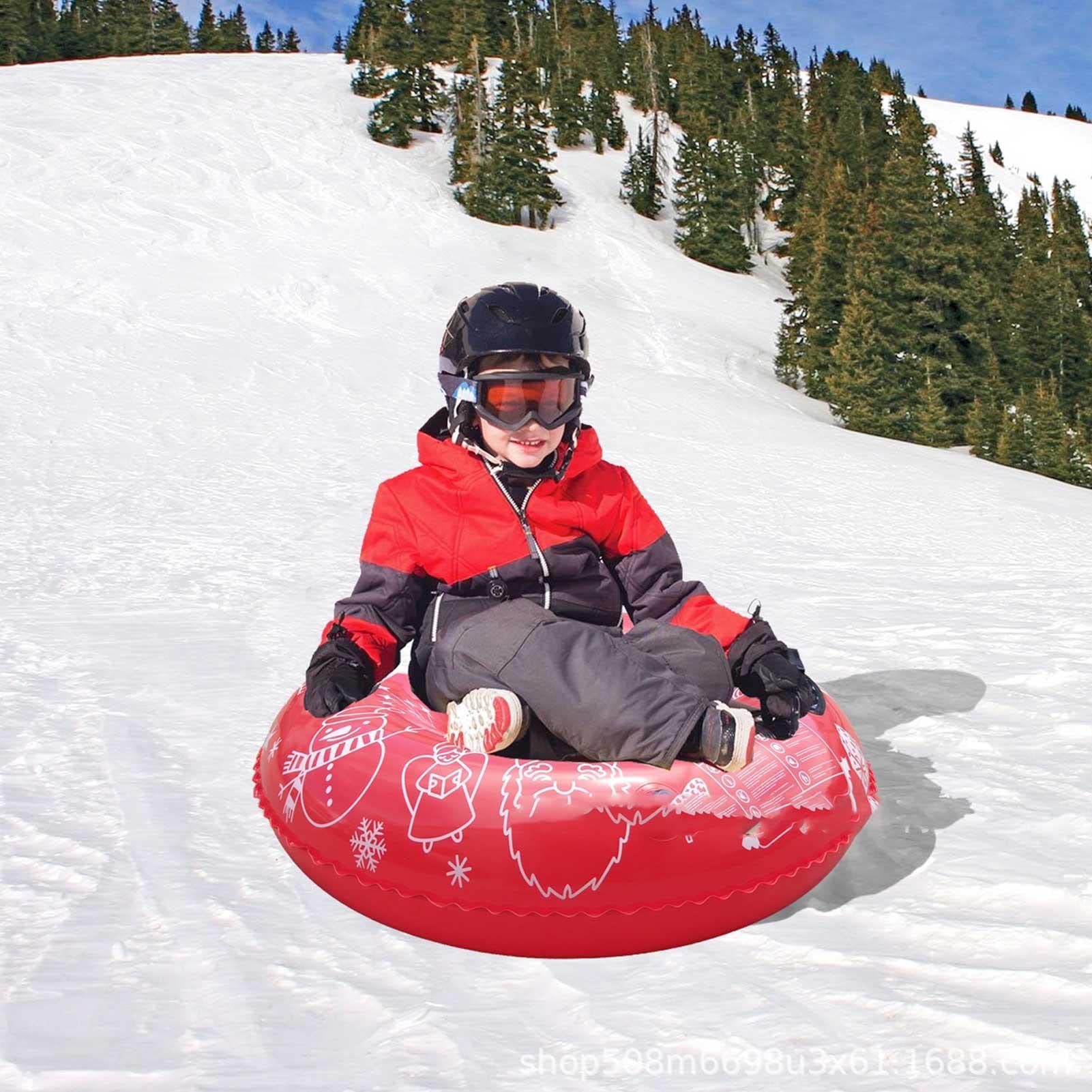 Tube à Neige Gonflable 120 Cm – Luge D’Hiver Géante Résistante Pour Enfants Et Adultes