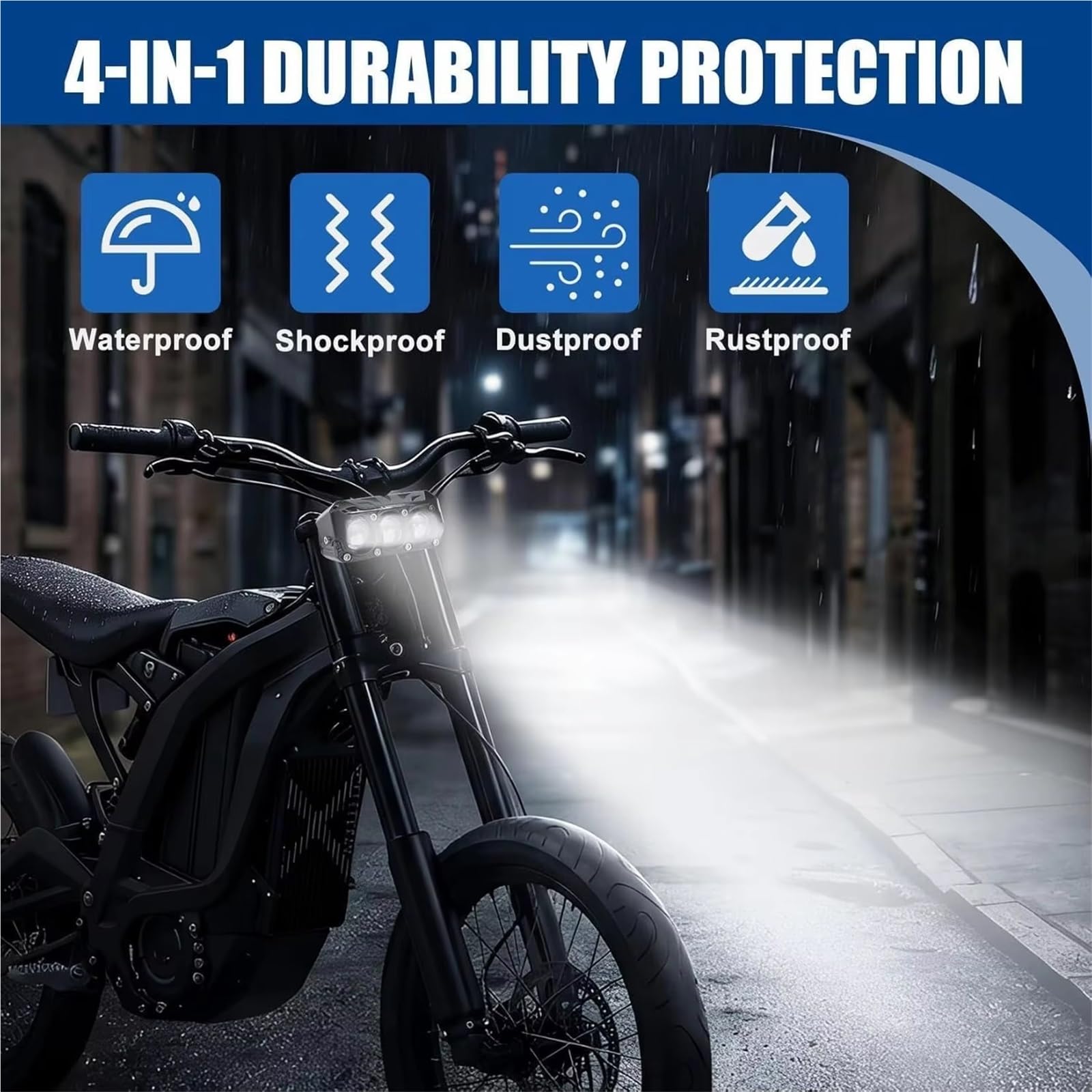 Faro Anteriore per Moto per Talaria per Sting R Dirt Bike Kit Faro A LED Anteriore Barra Luminosa A Plug And Play