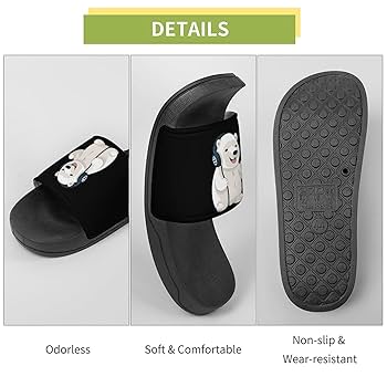 Amazon.com : Polar Bear Open Toe Slippers for Women and Men