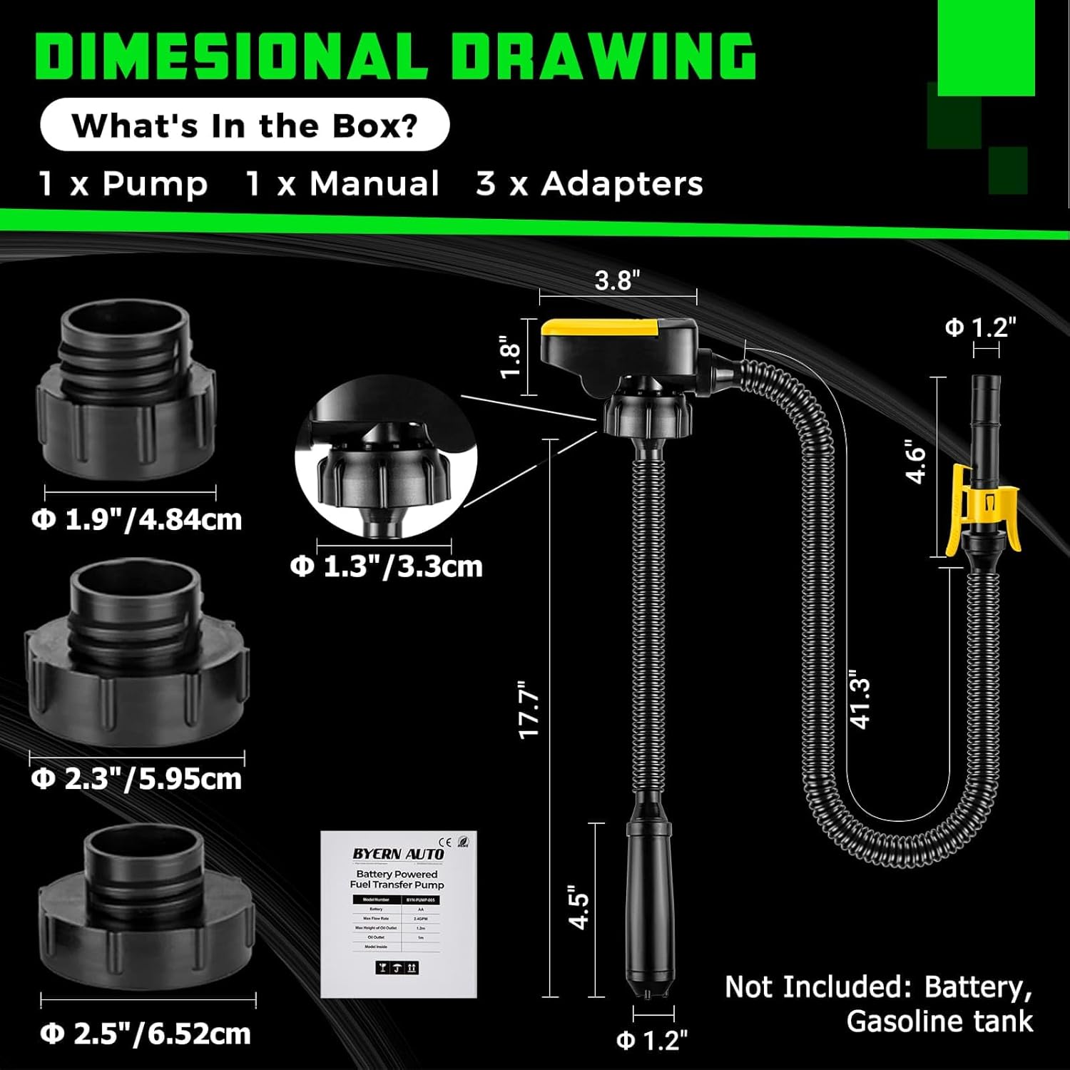 Fuel Transfer Pump and Large Camper Levelers