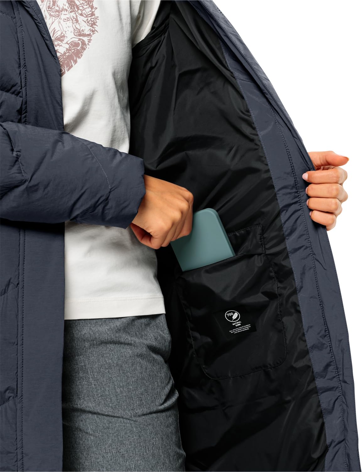 Jack Wolfskin Marienplatz Coat W płaszcz puchowy Kobiety