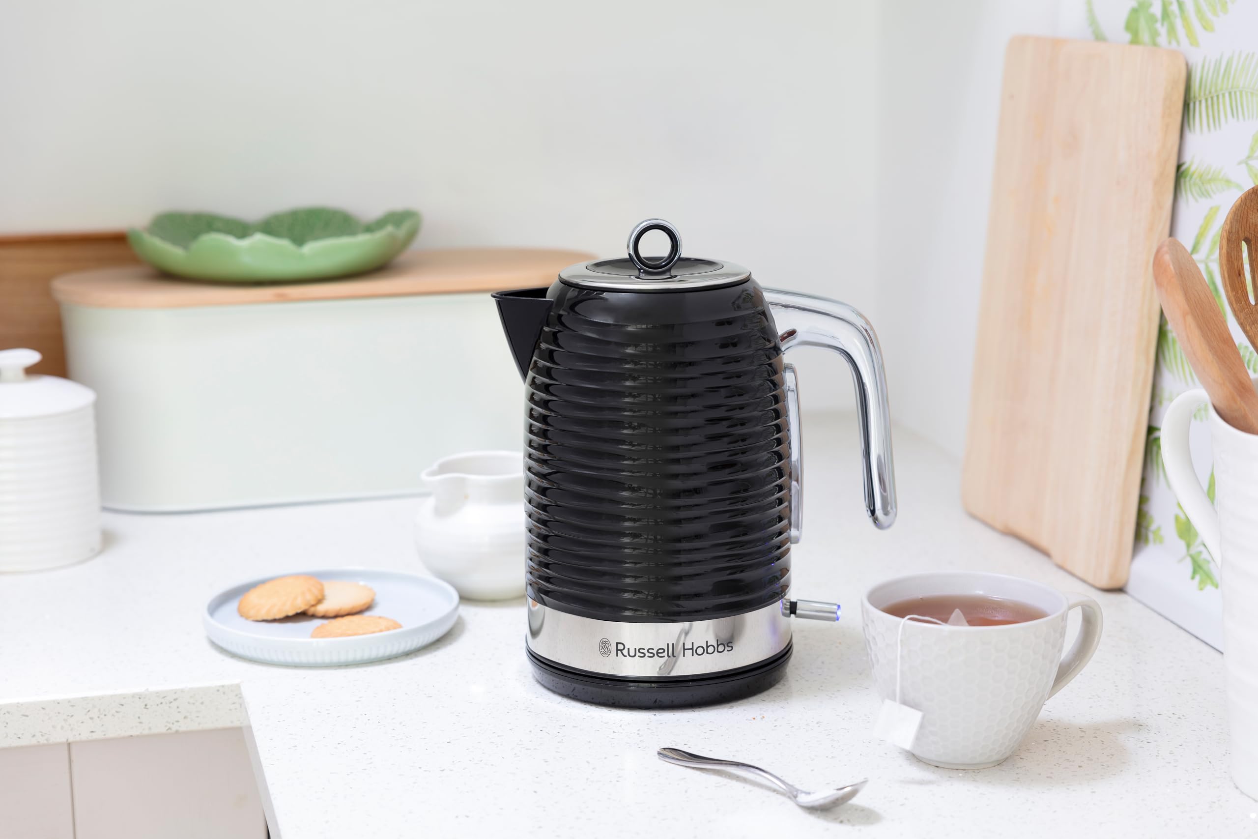 Russell Hobbs Inspire Frühstückset Wasserkocher 1,7l 2400W Toaster 2 Scheiben 24361-70 24371-56
