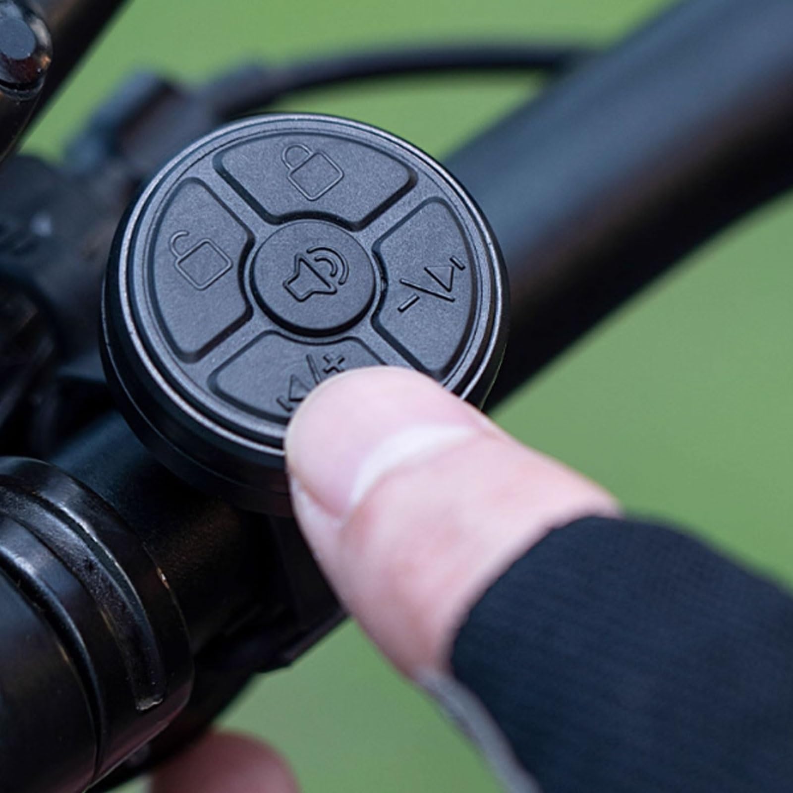 Laut Fahrradklingel aus Kunststoff, Mountainbike, kabellose Fernbedienung, elektrische Hupe, super laut, hohe Dezibelzahl, Fahrradausrüstung Leichtgewicht