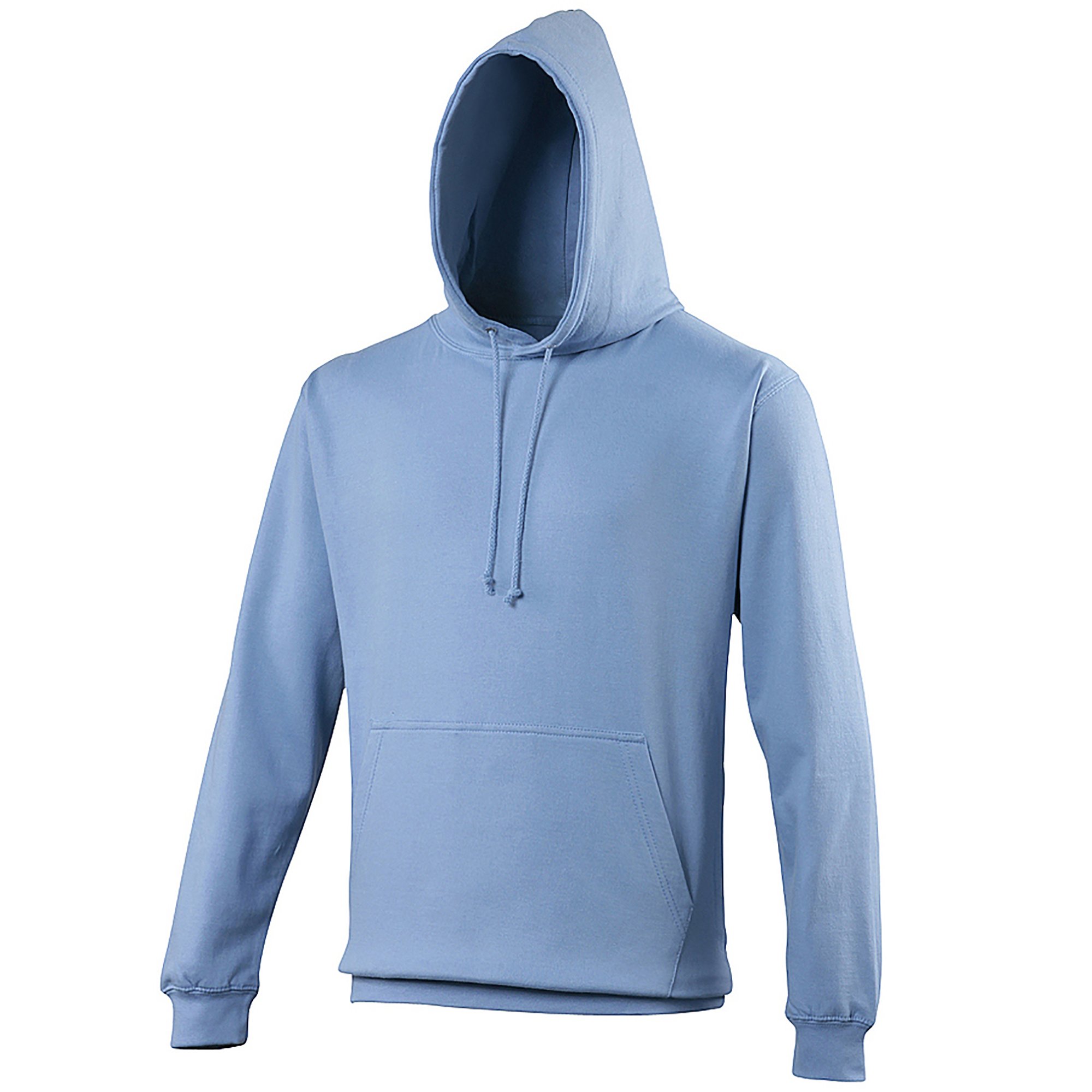 AWDis Men's College Hoodie, Blue (Cornflower Blue), Medium
