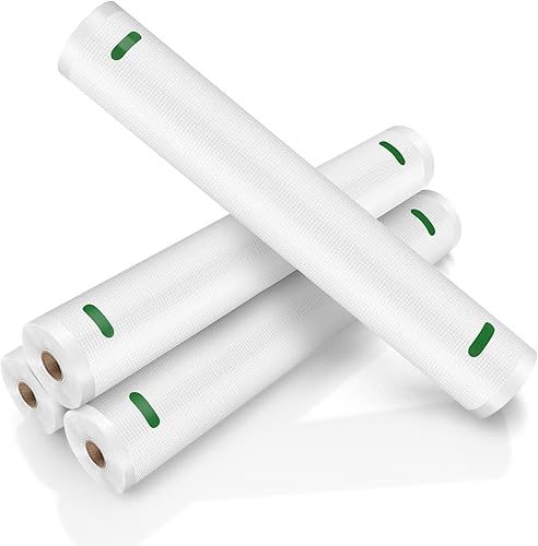 4 rollos de bolsas selladoras al vacío de 93.2 x 132.5ft para GERYON, Mueller, ahorro de alimentos, prevención de pinchazos, bolsas de