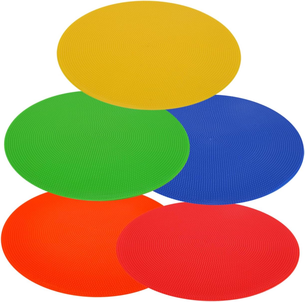 5pcs Football Landmark Mat Soccer Training Equipment Drills Disc Markers Sign