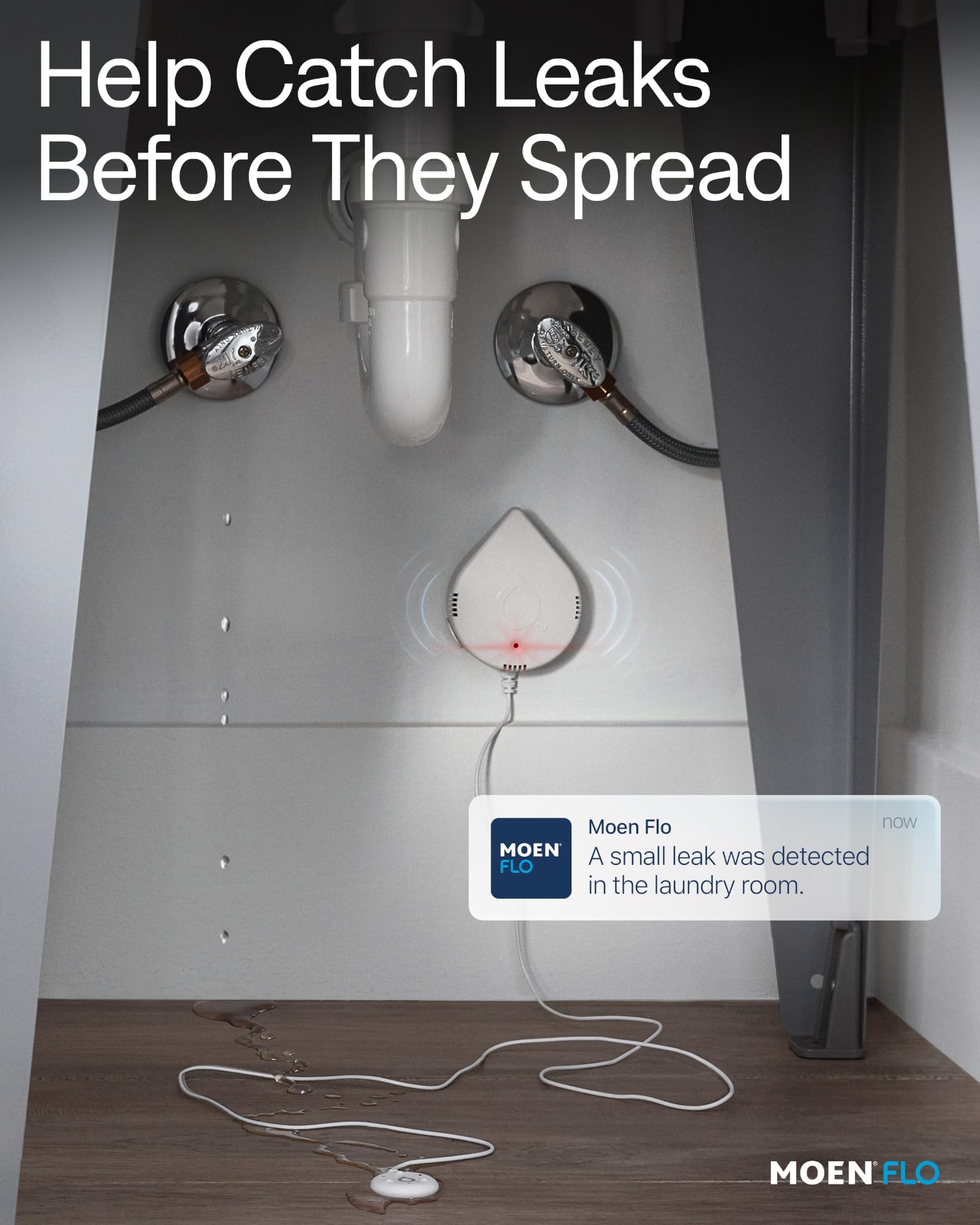 Moen 920-004 Flo by Moen Smart Water Detector, 1-Pack