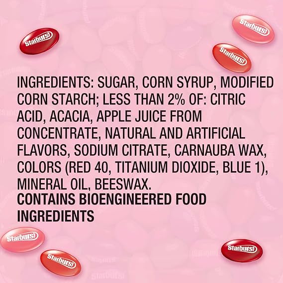 STARBURST Red Fruit-Flavored Jelly Beans Easter Candy, Jellybeans for Easter Basket Stuffers, Eggs, 14oz, 12/CS
