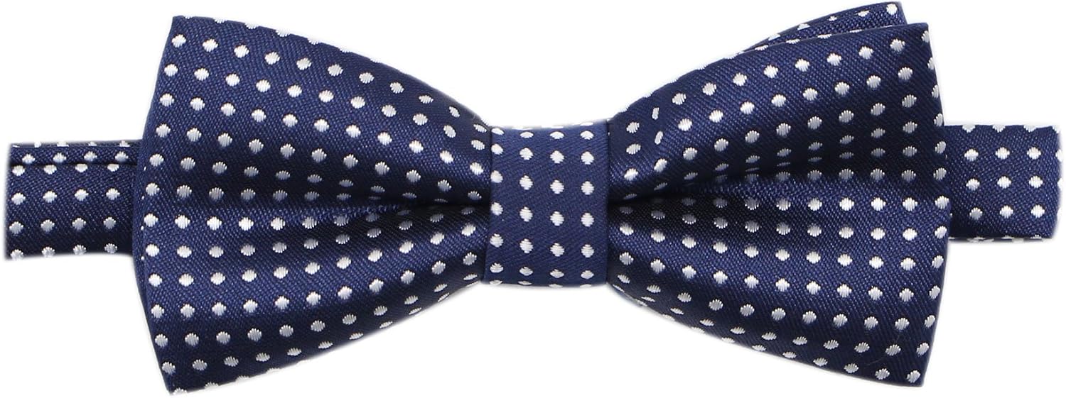 JAIFEI Suspender & Bowtie Set For Men & Boys Durable Clips & High End PU Leather