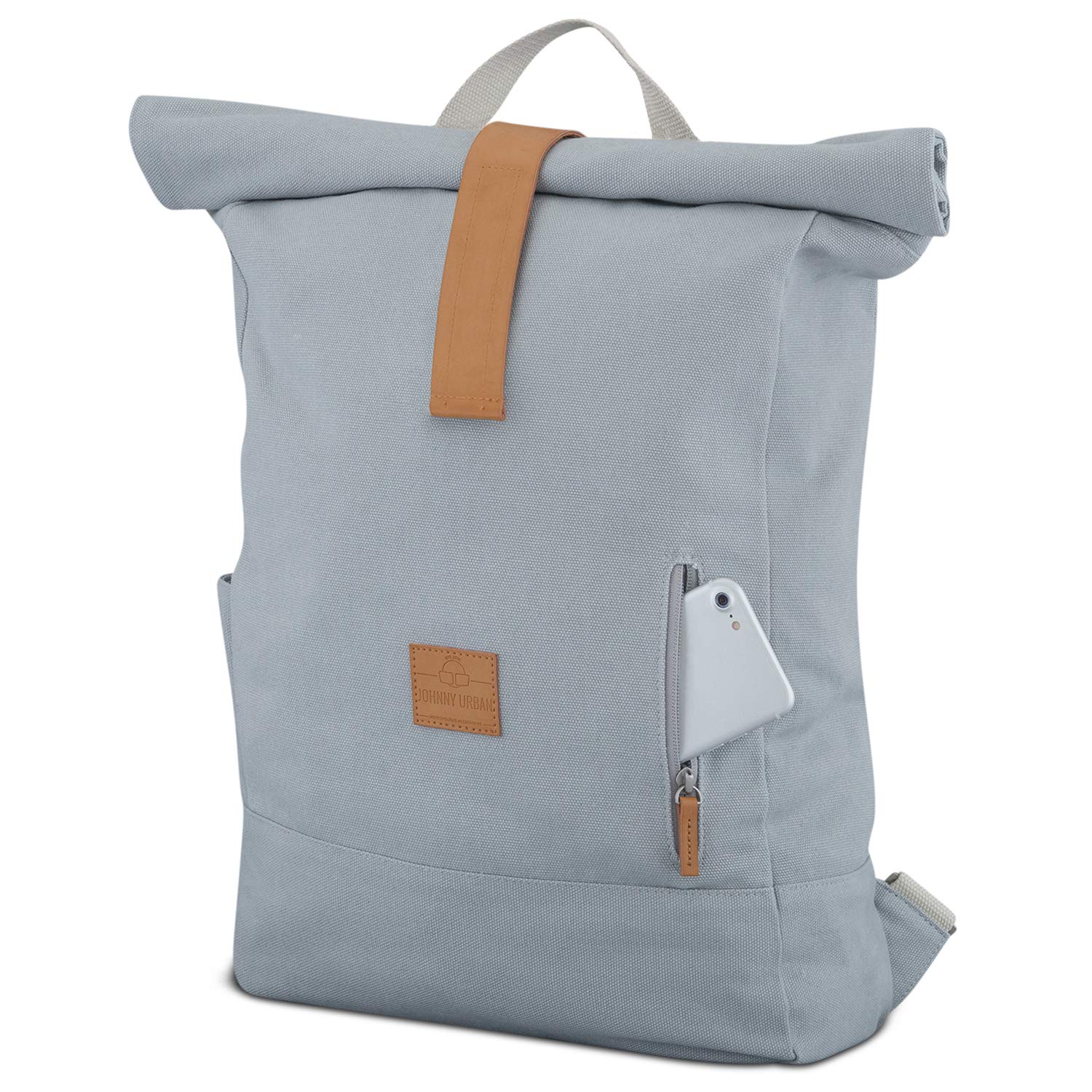 Johnny Urban Zaino Porta PC Donna e Uomo - Adam Large - Rolltop per Lavoro Viaggio Università - Scomparto per Laptop 15.6 Pollici - Idrorepellente