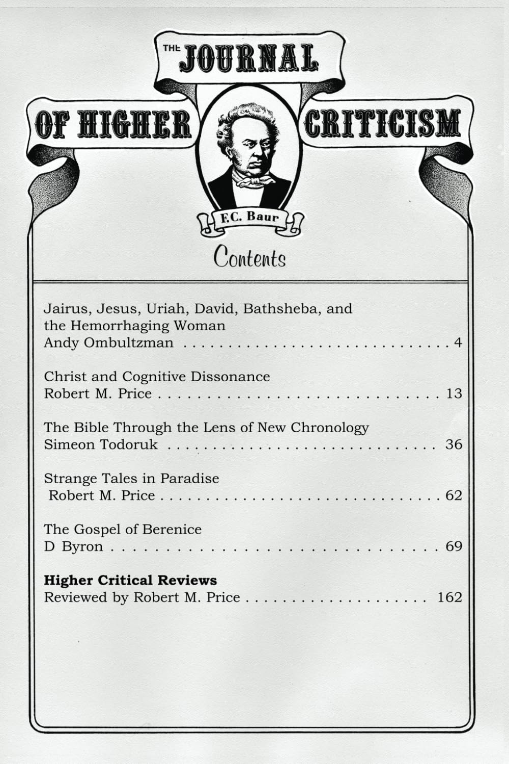 The Journal of Higher Criticism Volume 19 Number 2