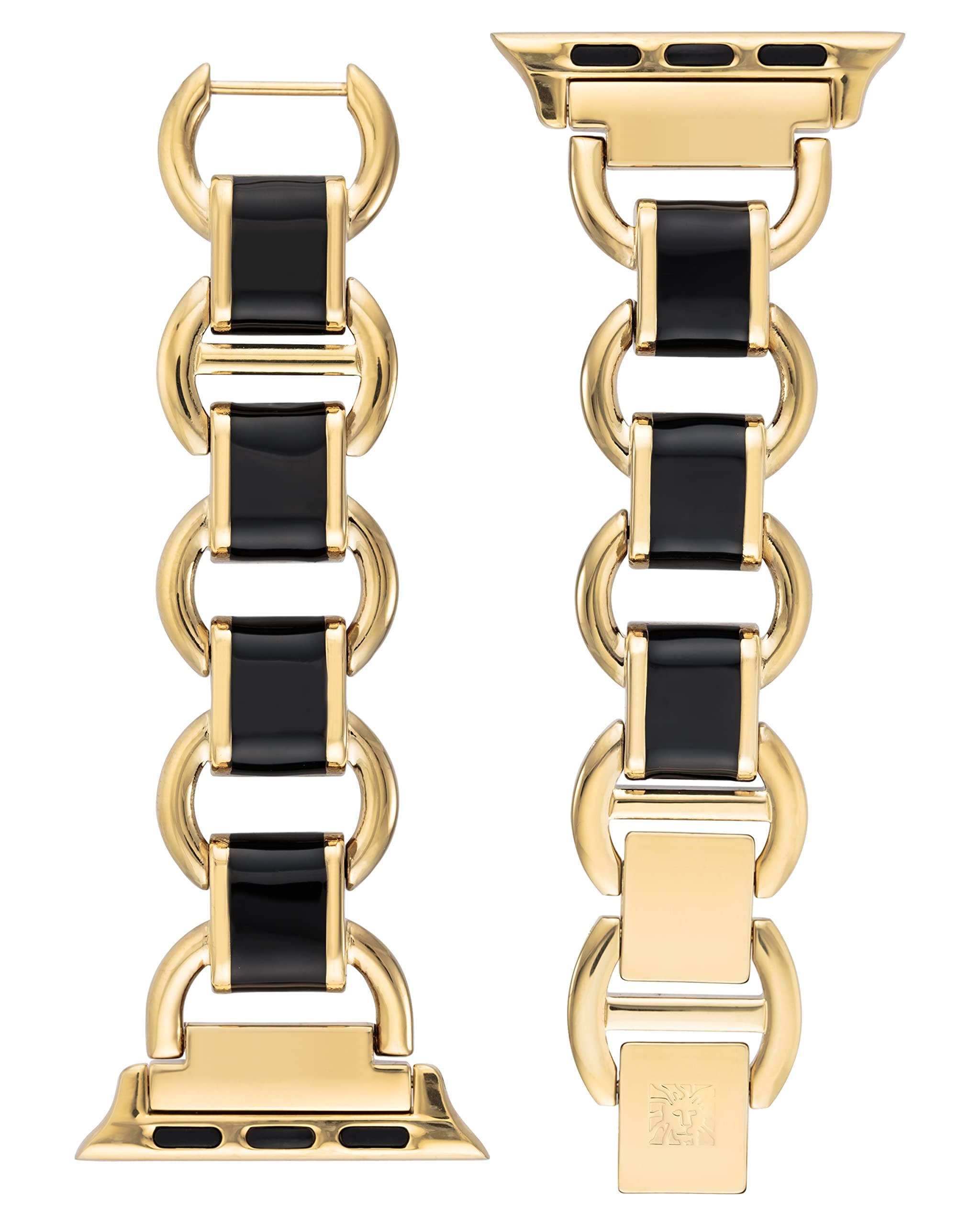 Anne Klein Rubberized Fashion Bracelet for Apple Watch, Secure, Adjustable