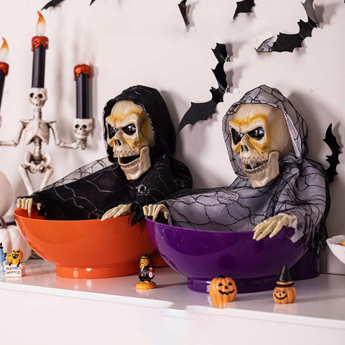 Amazon.co.jp: [dhiuebc] 骸骨 置物 ドクロ どくろ F がいこつ 骸骨