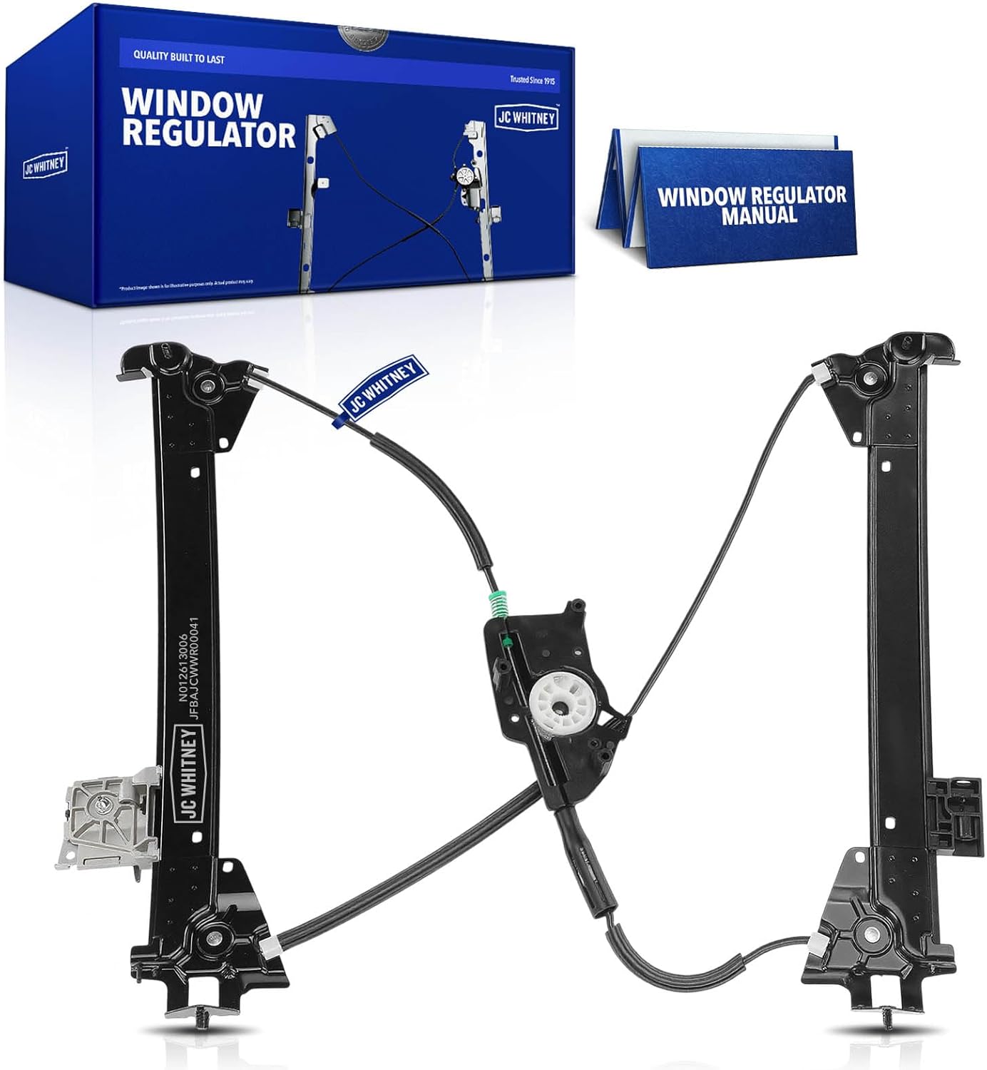 JC Whitney JFBAJCWWR00041 Front Left Power Window Regulator - Compatible with Tesla S 2012-2020