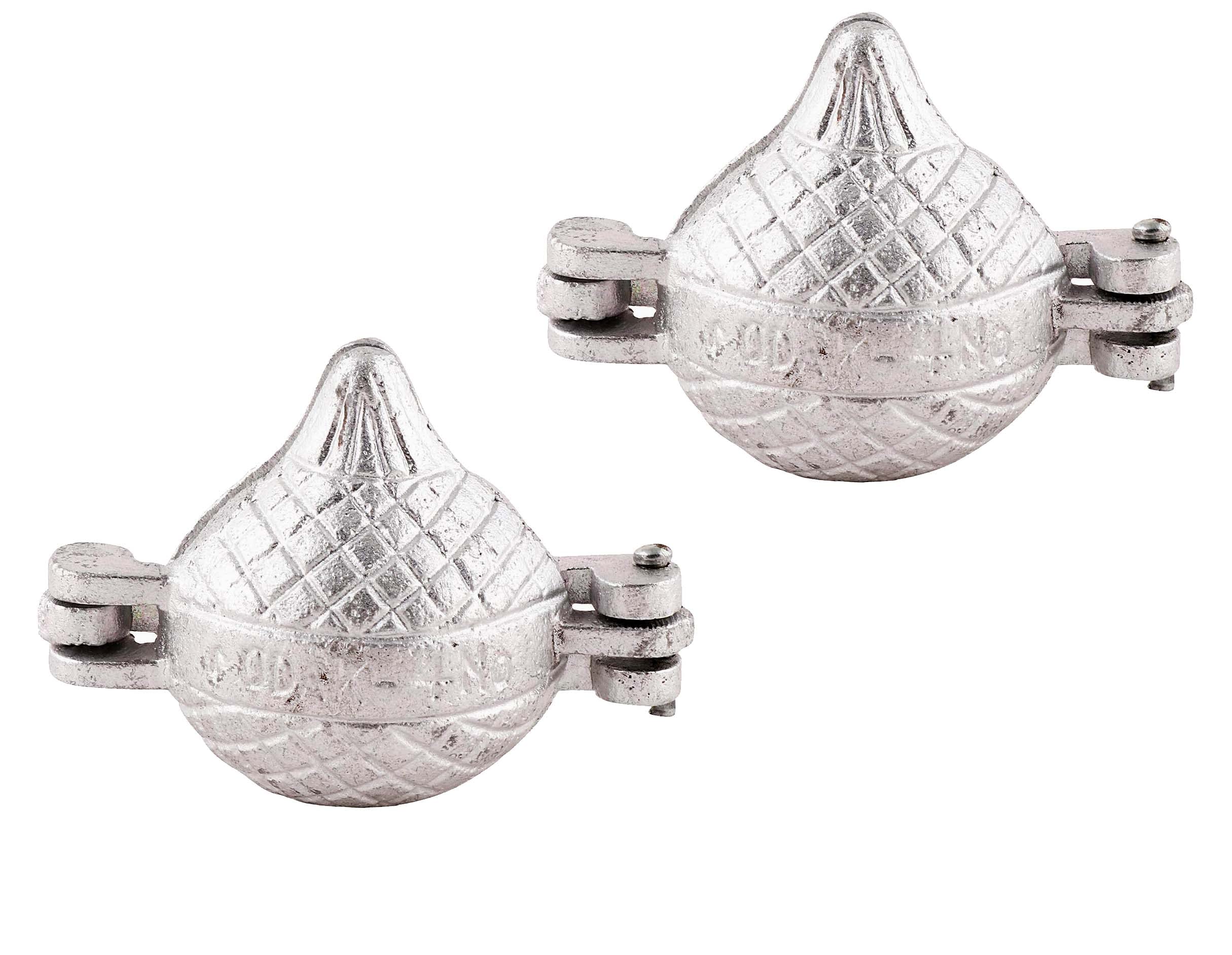 Kitchwish Aluminum Modak Sacha Maker Mould Cutter Sacha Machine Set of 2pcs