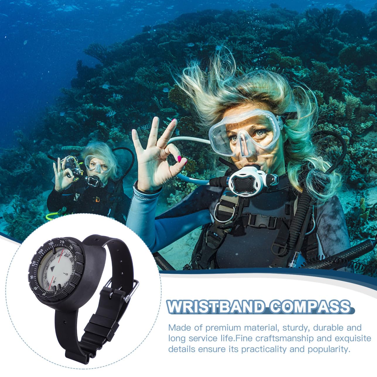 KOMBIUDA 1stück Wasserdichter Mit Handgelenkband Präziser Outdoor- Für Tauchen Camping Und Abenteueraktivitäten Tragbarer Balancierter